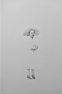 Image of Maria Driscoll McMahon's drawing, Crypto Colleen